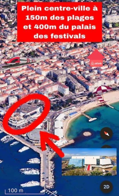 Cannes Centre Proche Plage Croisette Palais Des Festivals Exterior photo